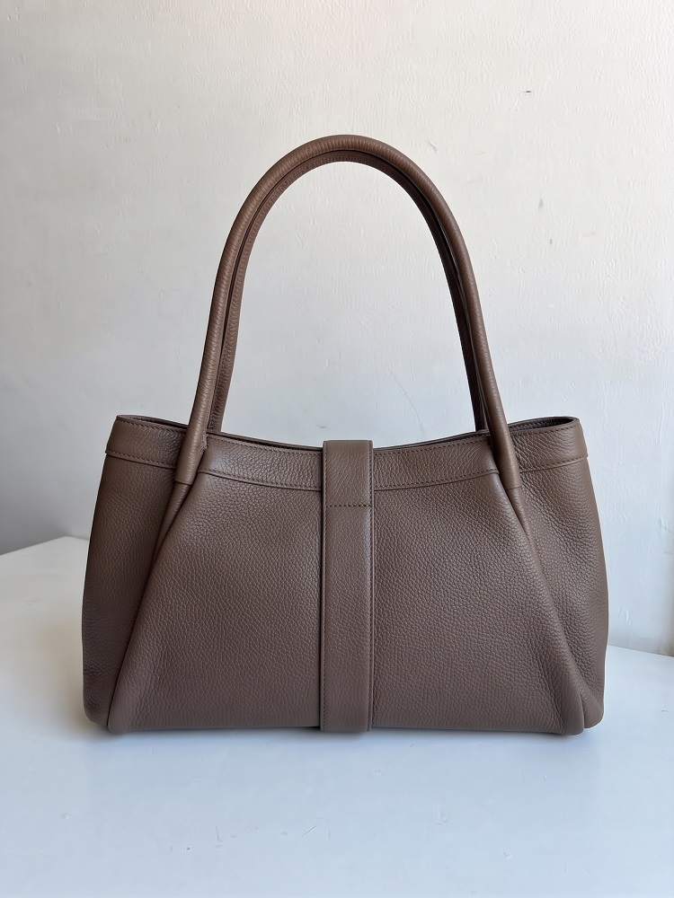 Dámska kabelka na rameno 2v1 s crossbody – hnedosivá