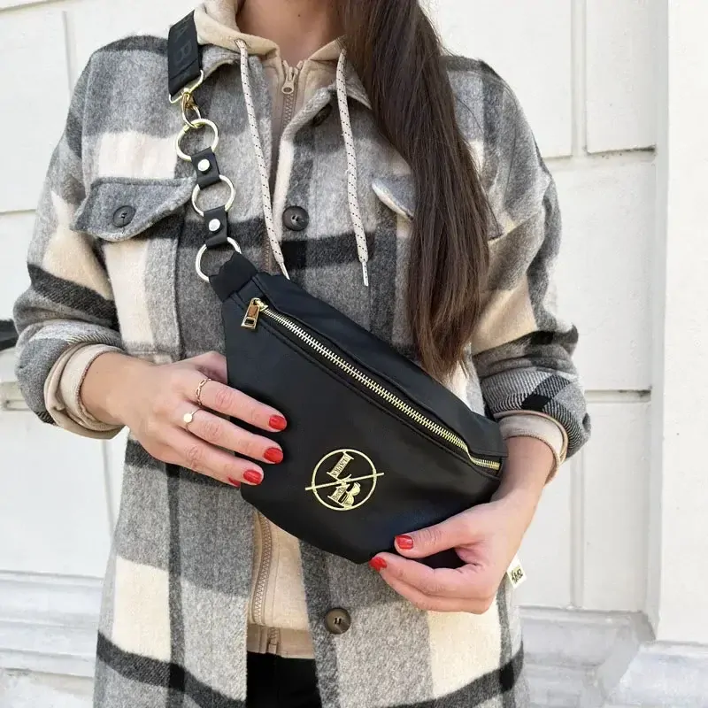 Čierna crossbody kapsička Laura Biaggi DX-KB82-black