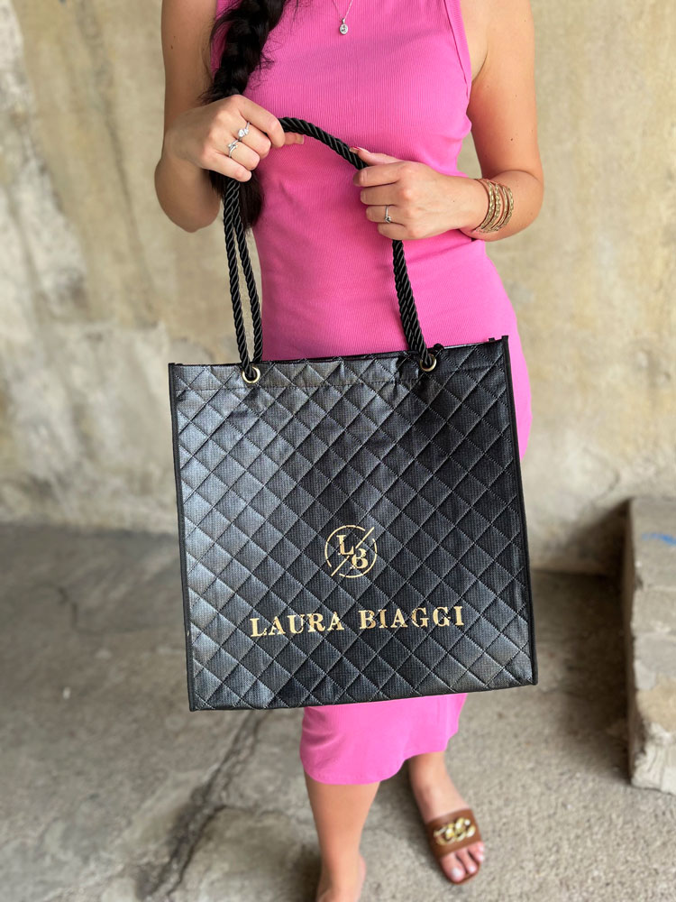 Veľká shopper kabelka Peterson na každý deň – zlatá