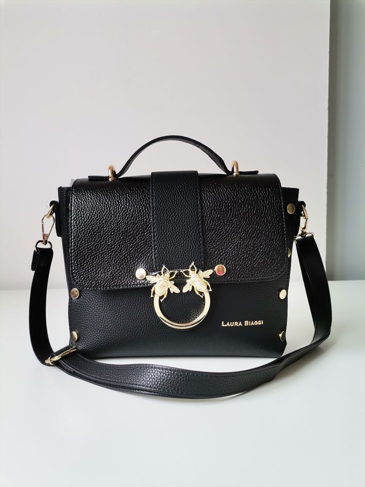 Čierna crossbody kabelka Laura Biaggi DX-JS104-blackNEW