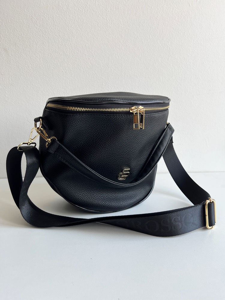 Čierna crossbody kabelka GROSSO GS-3003-blackNEW