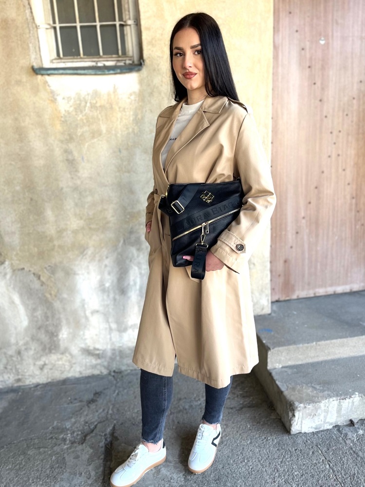 Čierna crossbody Laura Biaggi - veľká a štýlová