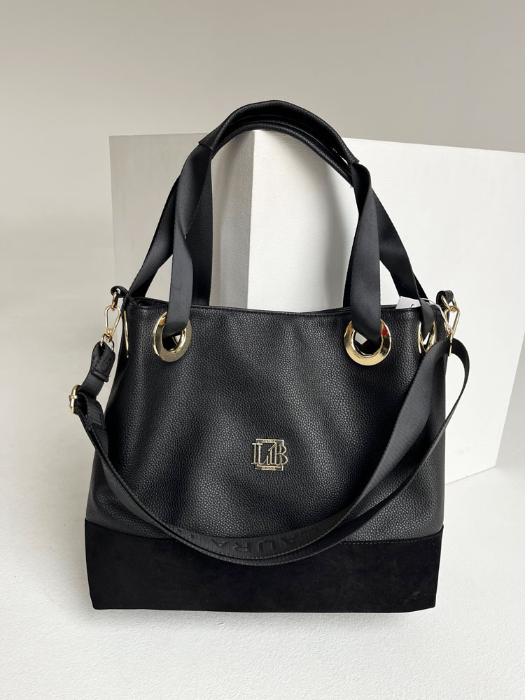 Čierna kabelka na rameno Laura Biaggi DX-M276-black