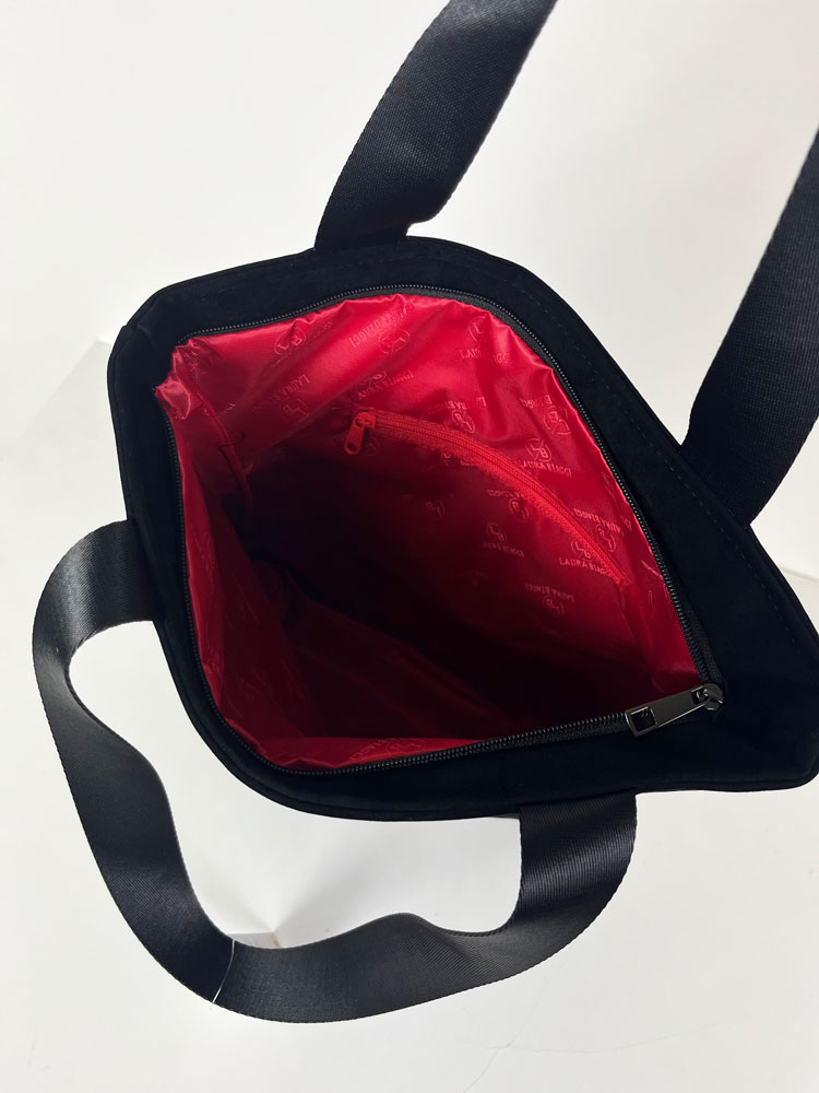 Čierna kabelka na rameno Laura Biaggi DX-KB-168-blackZAM