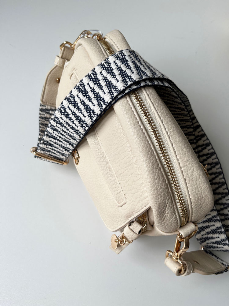 Crossbody kabelka Lulu Castagnette LULU-P24051-cream