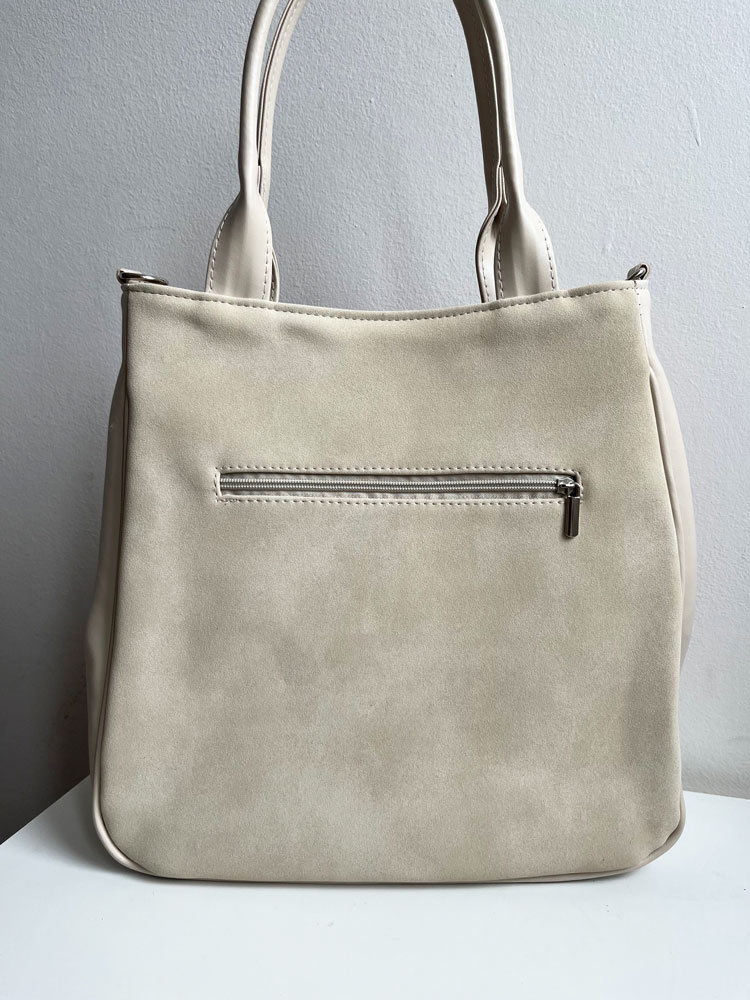 Béžová kabelka na rameno GROSSO GS-3905-beige
