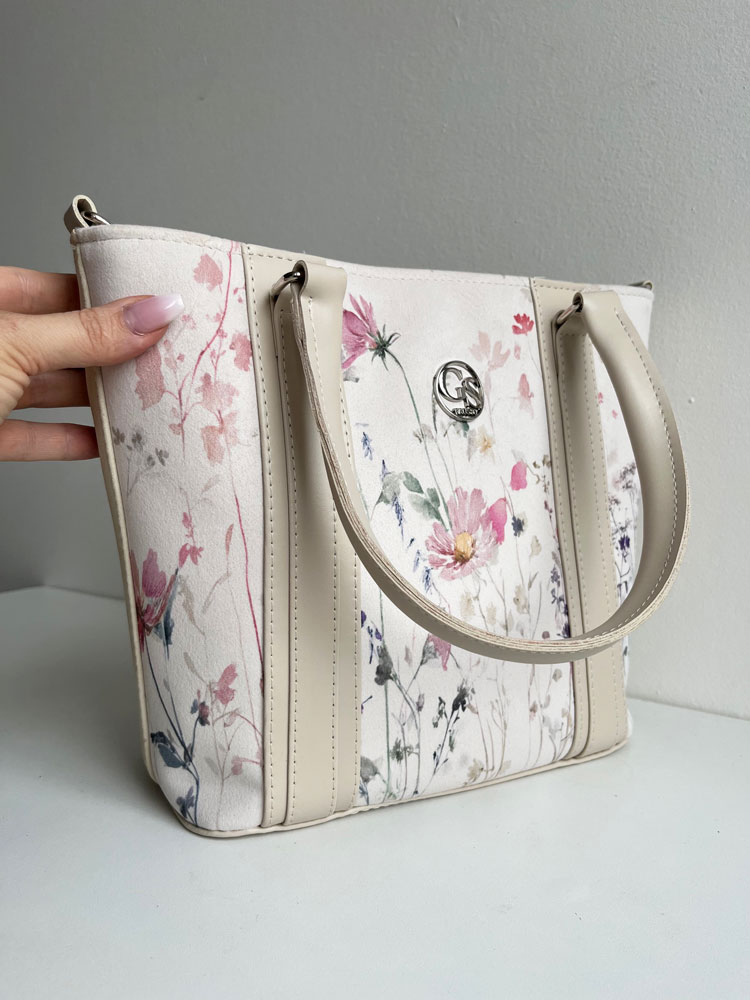 Béžová kabelka do ruky GROSSO GS-3791-beige