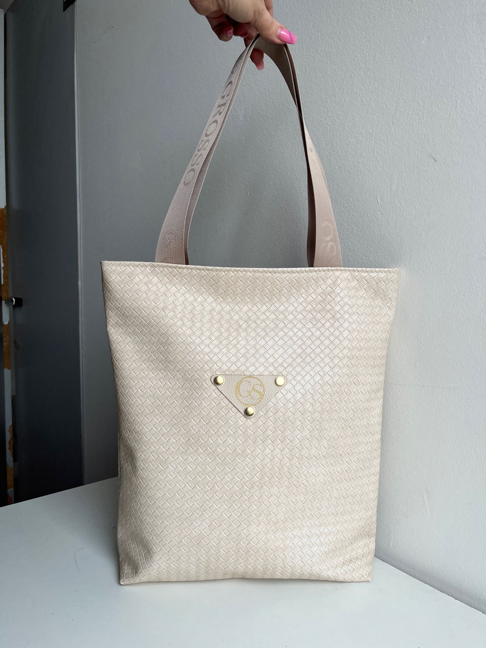 Kabelka na rameno GROSSO béžová