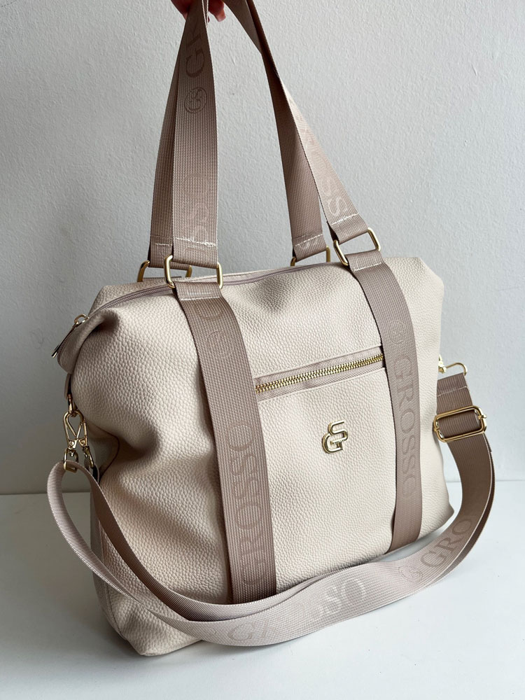 Kabelka na rameno GROSSO béžová