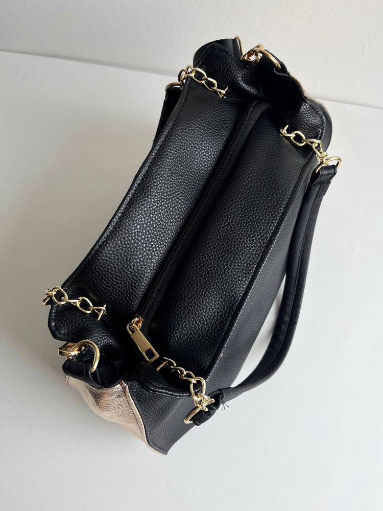 Dámska kabelka na rameno GROSSO čierna