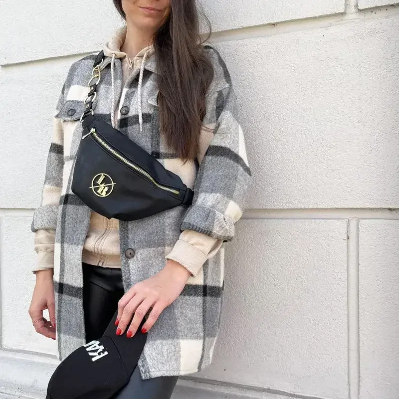 Čierna crossbody kapsička Laura Biaggi DX-KB82-black