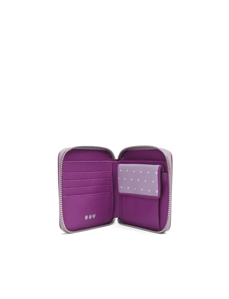 Malá bodkovaná peňaženka VUCH V-RINGER VIOLET