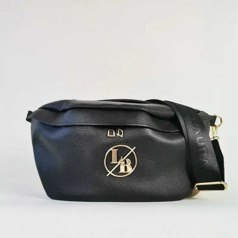 Ekokožená crossbody kapsička Laura Biaggi DX-JS-182-blackECO