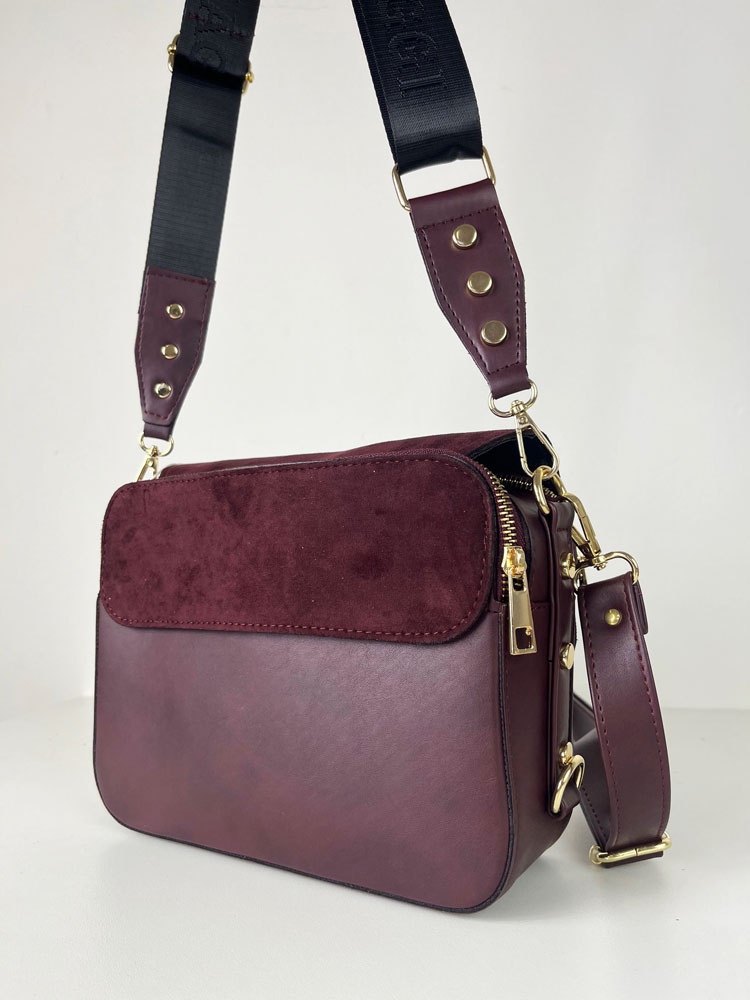 Bordová crossbody kabelka Laura Biaggi DX-JS170-bordoZAM