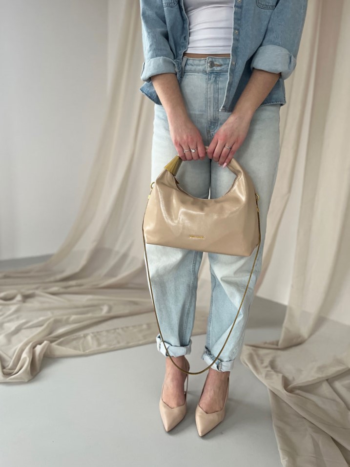 Hnedá kabelka do ruky PH5358-1-apricot