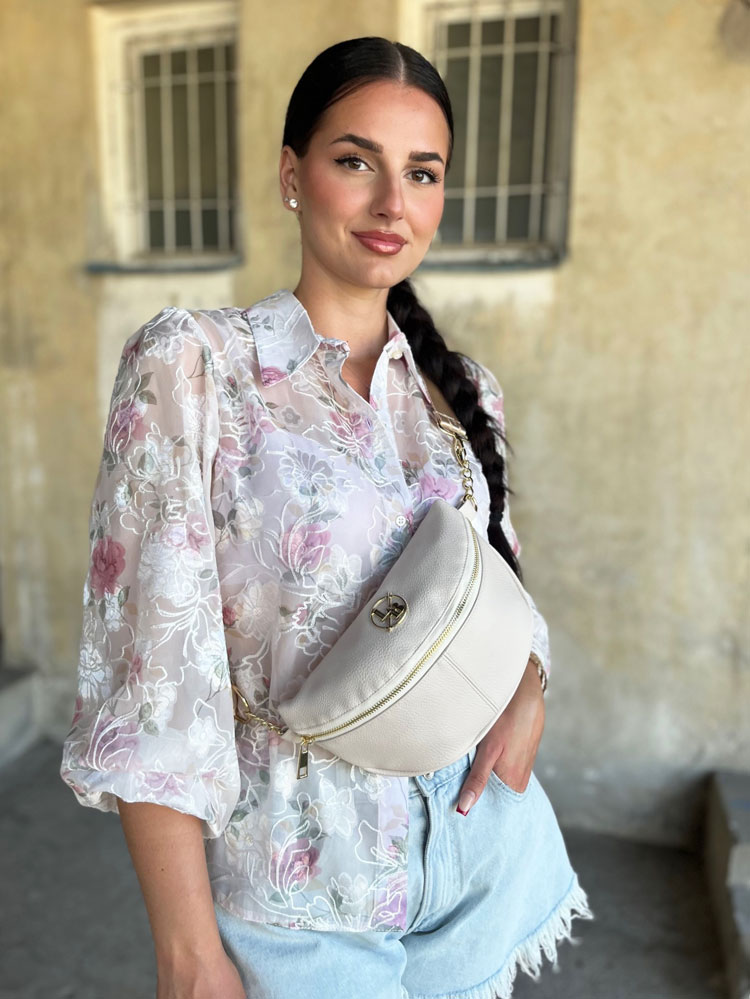Béžová ľadvinka Laura Biaggi DX-JP70-cream