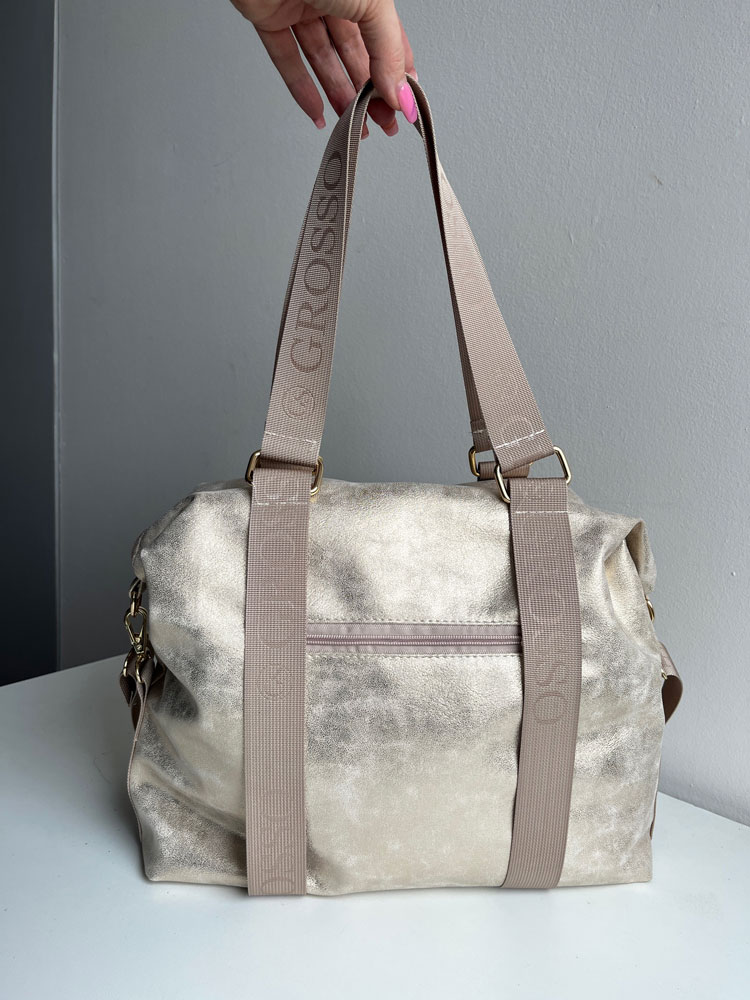 Kabelka na rameno GROSSO zlatá