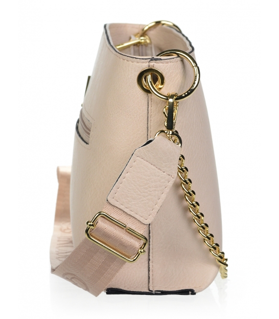 Crossbody kabelka s retiazkou GROSSO GS-152-cream