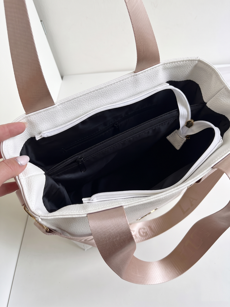 Biela kabelka Laura Biaggi DX-2038-white