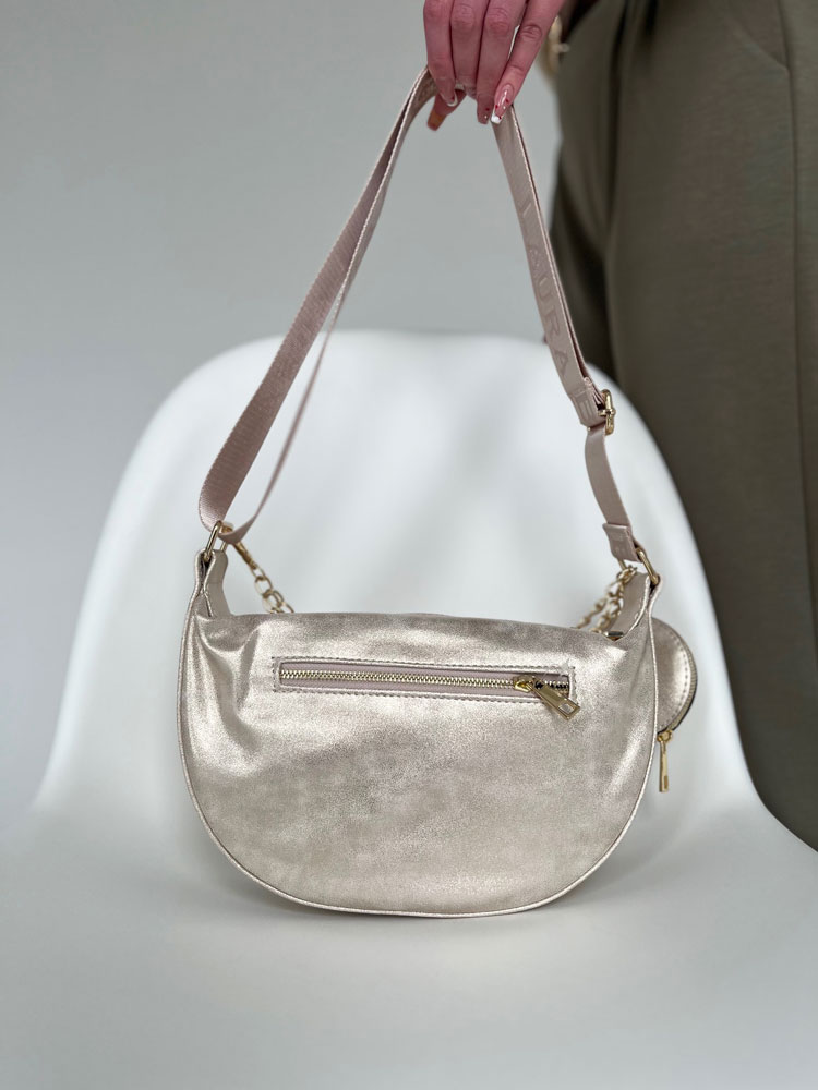 Zlatá crossbody kabelka Laura Biaggi DX-JS305-gold