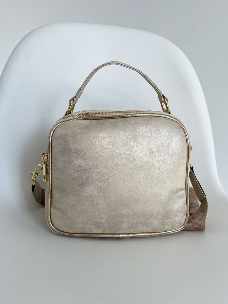 Zlatá kabelka do ruky GROSSO GS-JCS0013-gold