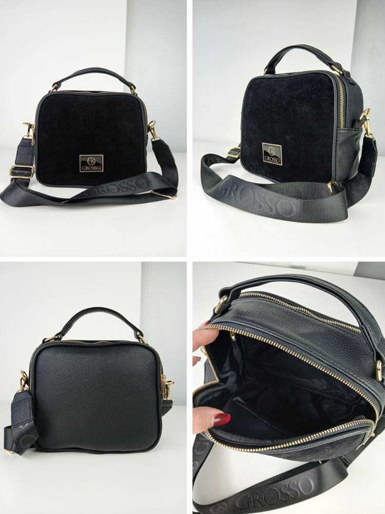 Kabelka do ruky/crossbody GROSSO GS-JCS0013-blackZAM