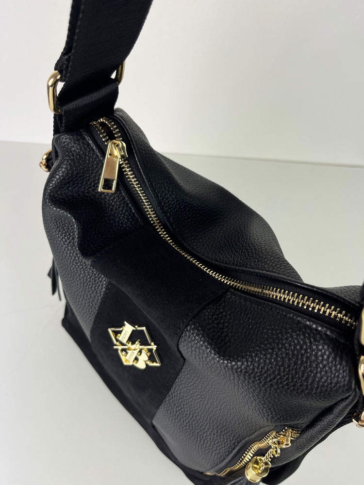 Čierna kabelka / vačok Laura Biaggi DX-322184-blackZAM