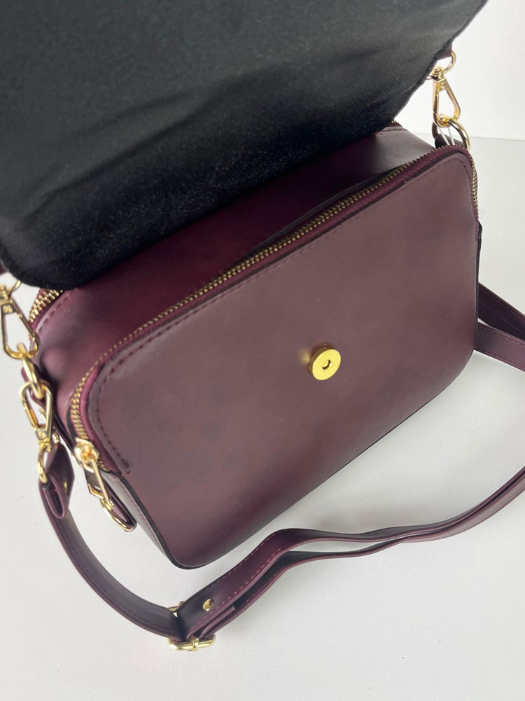 Bordová crossbody kabelka Laura Biaggi DX-JS170-bordoZAM