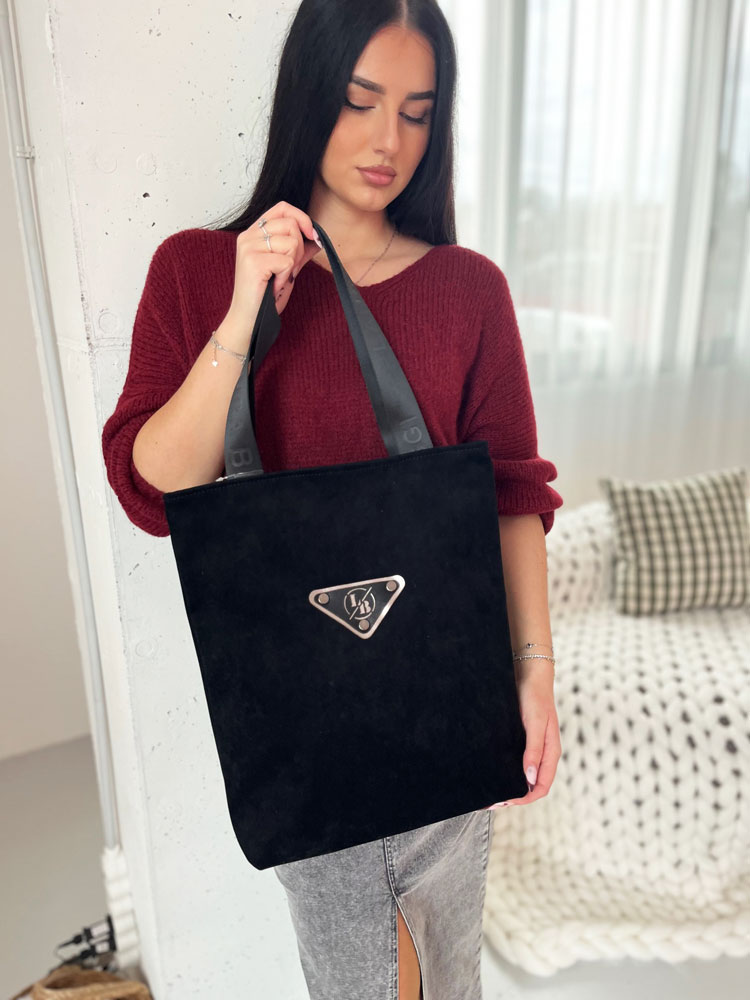 Čierna kabelka na rameno Laura Biaggi DX-KB-168-blackZAM