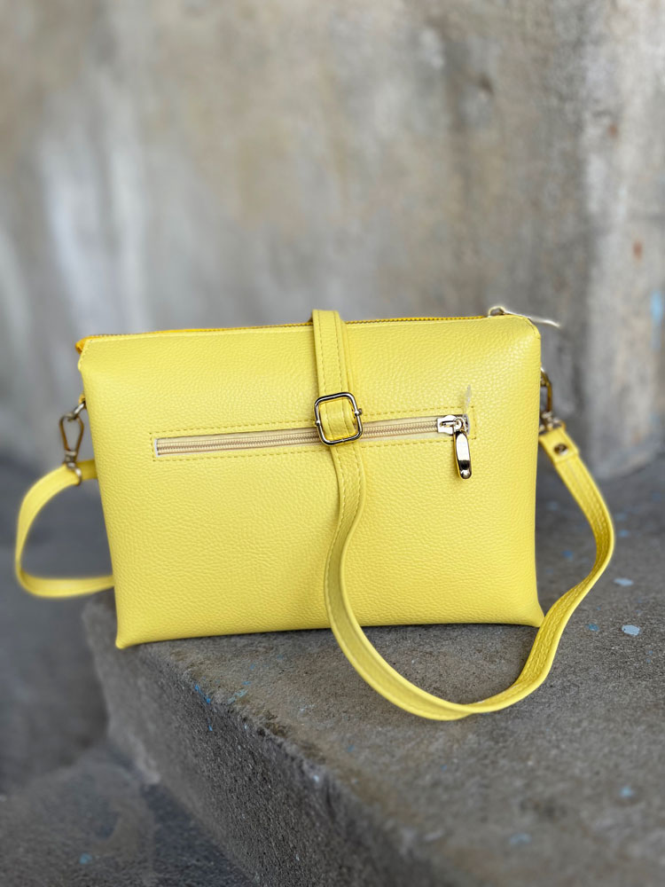 Žltá crossbody kabelka Laura Biaggi DX-JS259-yellow