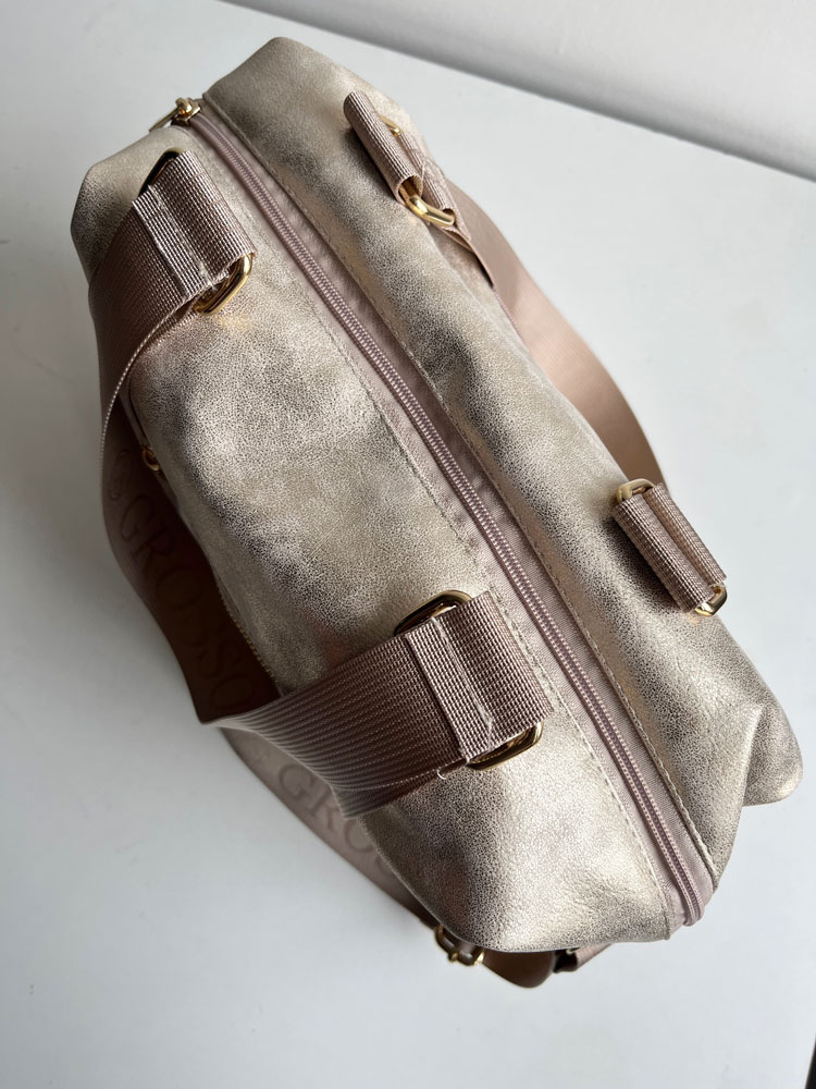 Kabelka na rameno GROSSO zlatá